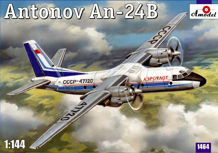 Amodel - Antonov An-24B passenger airliner Amodel - Antonov An-24B passenger airliner