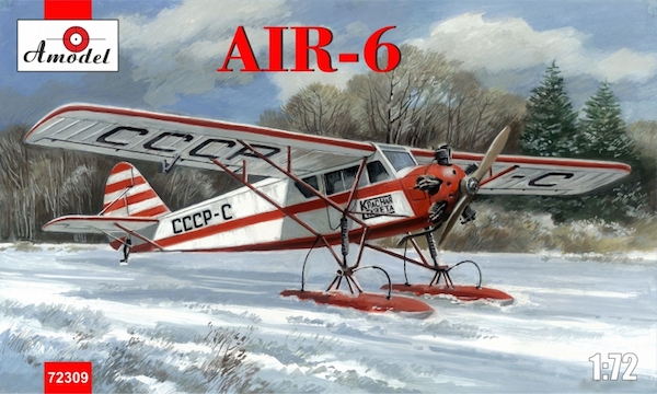 Amodel - AIR-6 Soviet monoplane on skis Amodel - AIR-6 Soviet monoplane on skis