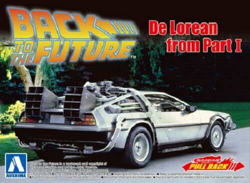 Aoshima - Back To The Future Pullback Delorean From Part I Aoshima - Back To The Future Pullback Delorean From Part I