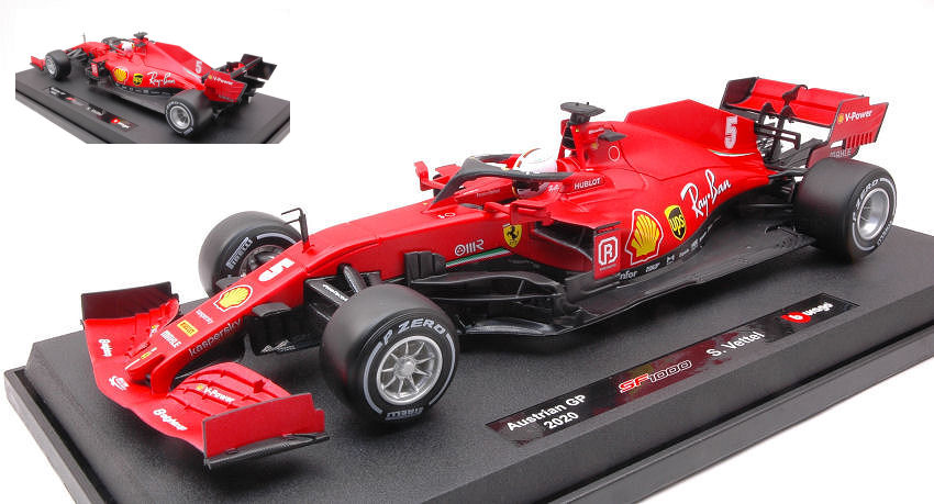 Bburago - FERRARI F1 SEBASTIAN VETTEL 2020 N.5 Bburago - FERRARI F1 SEBASTIAN VETTEL 2020 N.5