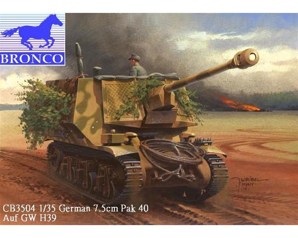 Bronco - 7.5cm Pak40(Sf) auf Geschutzwagen 39H(f) Bronco - 7.5cm Pak40(Sf) auf Geschutzwagen 39H(f)