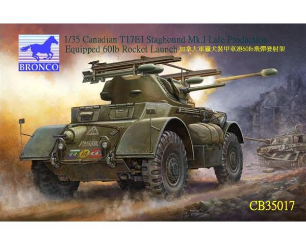 Bronco - Canadian T17E1 Staghound Mk. I Late Production w/60lb rocket Bronco - Canadian T17E1 Staghound Mk. I Late Production w/60lb rocket