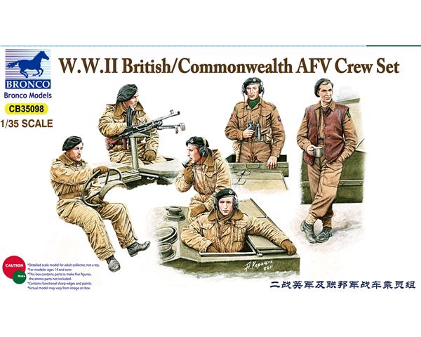 Bronco - British/Commonwealth AFV Crew set Bronco - British/Commonwealth AFV Crew set