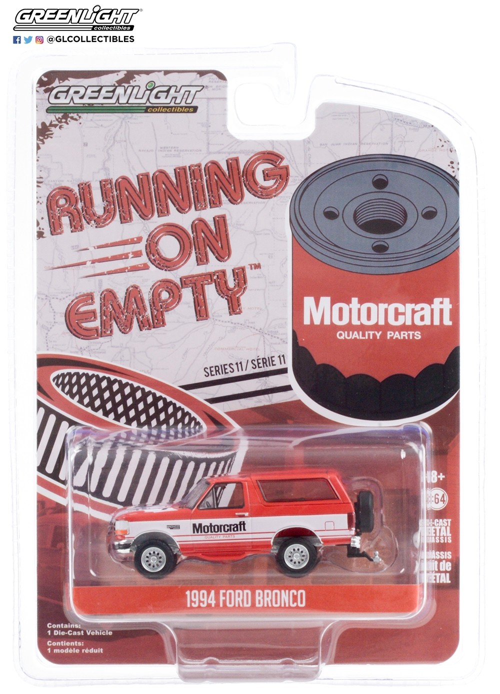 Greenlight - 1994 Ford Bronco - Ford Greenlight - 1994 Ford Bronco - Ford
