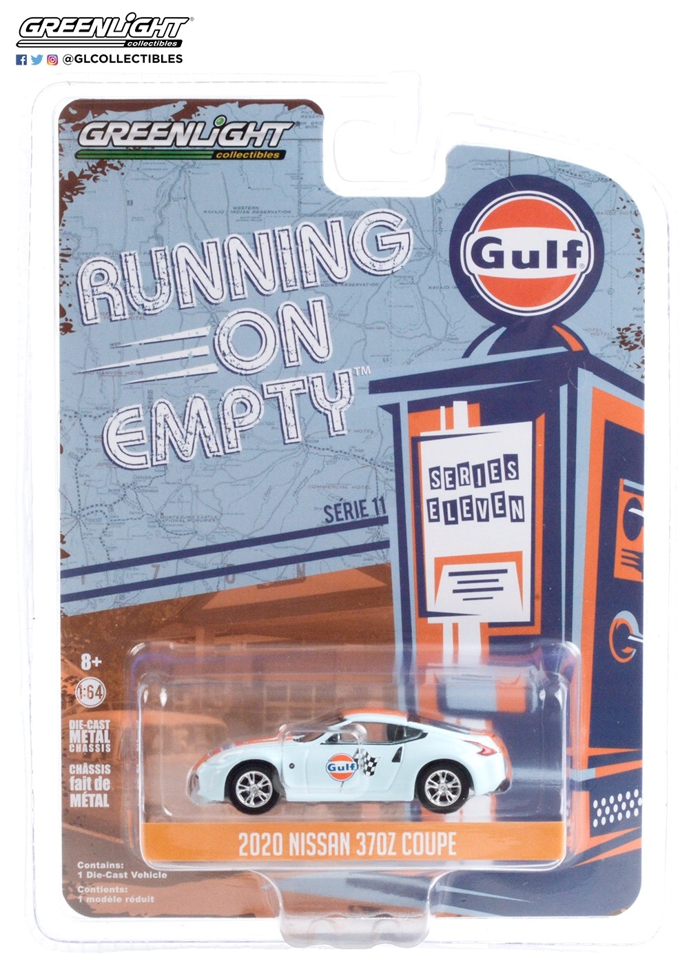 Greenlight - 2020 Nissan 370Z - Gulf Oil Greenlight - 2020 Nissan 370Z - Gulf Oil
