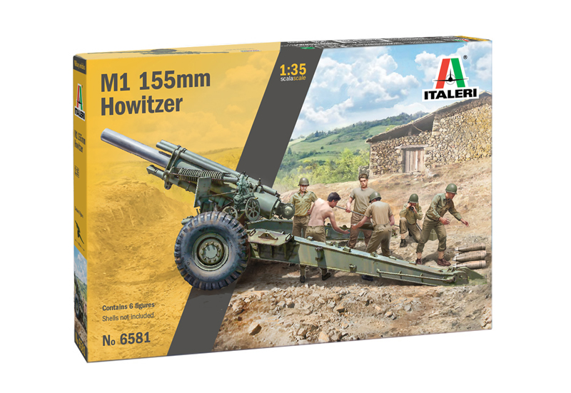 Italeri - M1 155mm GUN w/CREW Italeri - M1 155mm GUN w/CREW