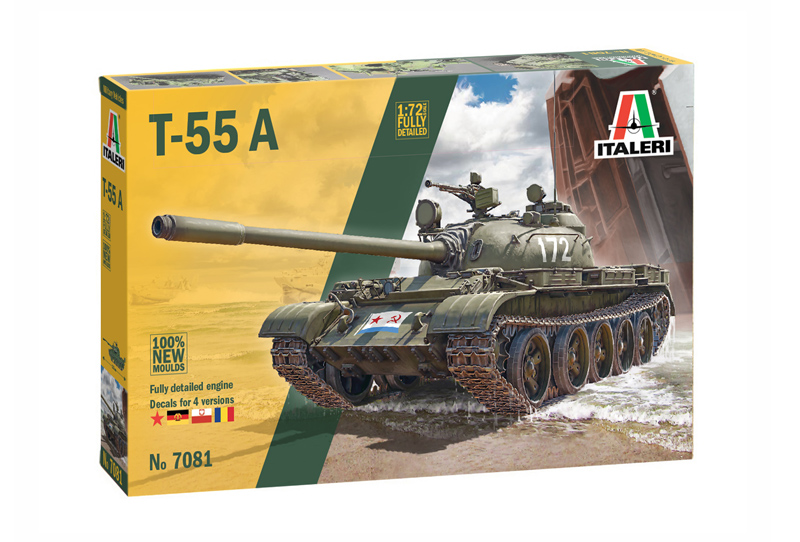 Italeri - T-55 Medium Bat t le Tank Italeri - T-55 Medium Bat t le Tank