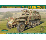 ACE 72514 - Sd.Kfz.250/8 Leichter Schutzenpanzerwage (7,5cm)