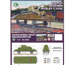 Unimodels UMT643 - Railway platform with BT-5 tank 