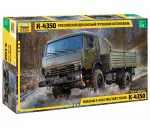 Zvezda 3692 - Russian 2-Axle Military Truck K-4350