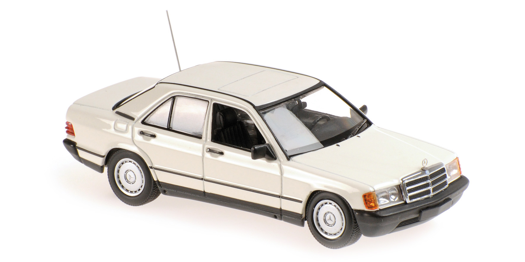 Maxichamps - MERCEDES-BENZ 190E - 1984 - WHITE Maxichamps - MERCEDES-BENZ 190E - 1984 - WHITE