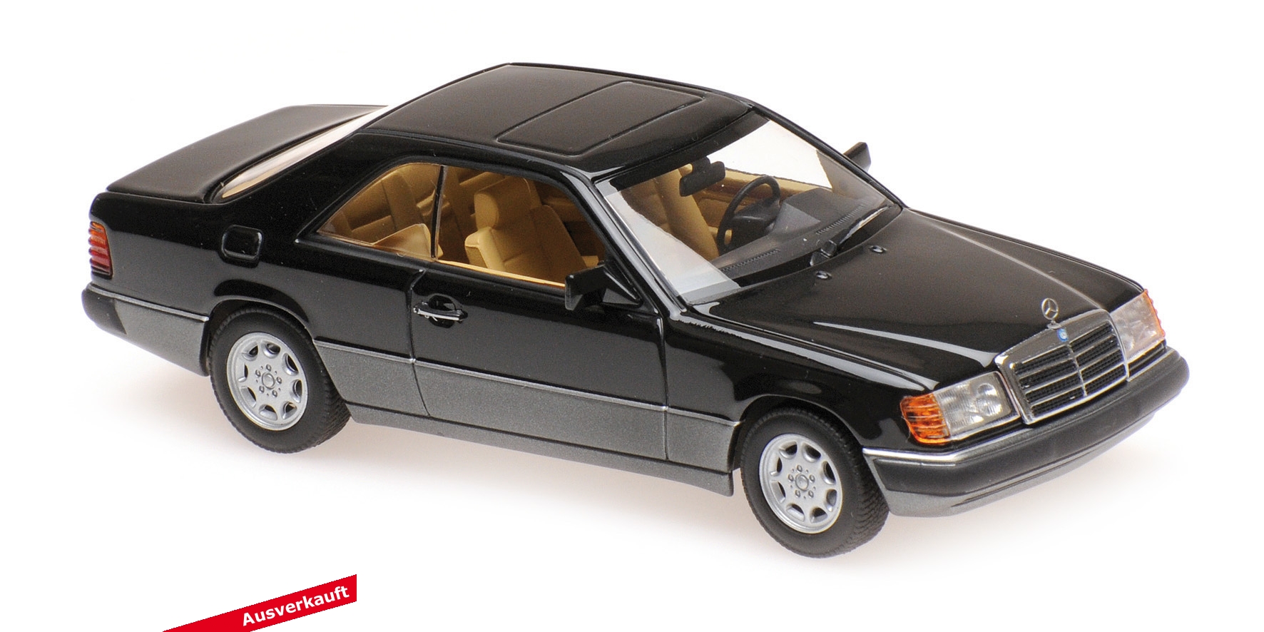 Maxichamps - MERCEDES-BENZ 320CE (C 124) 1991 BLACK METALLIC Maxichamps - MERCEDES-BENZ 320CE (C 124) 1991 BLACK METALLIC