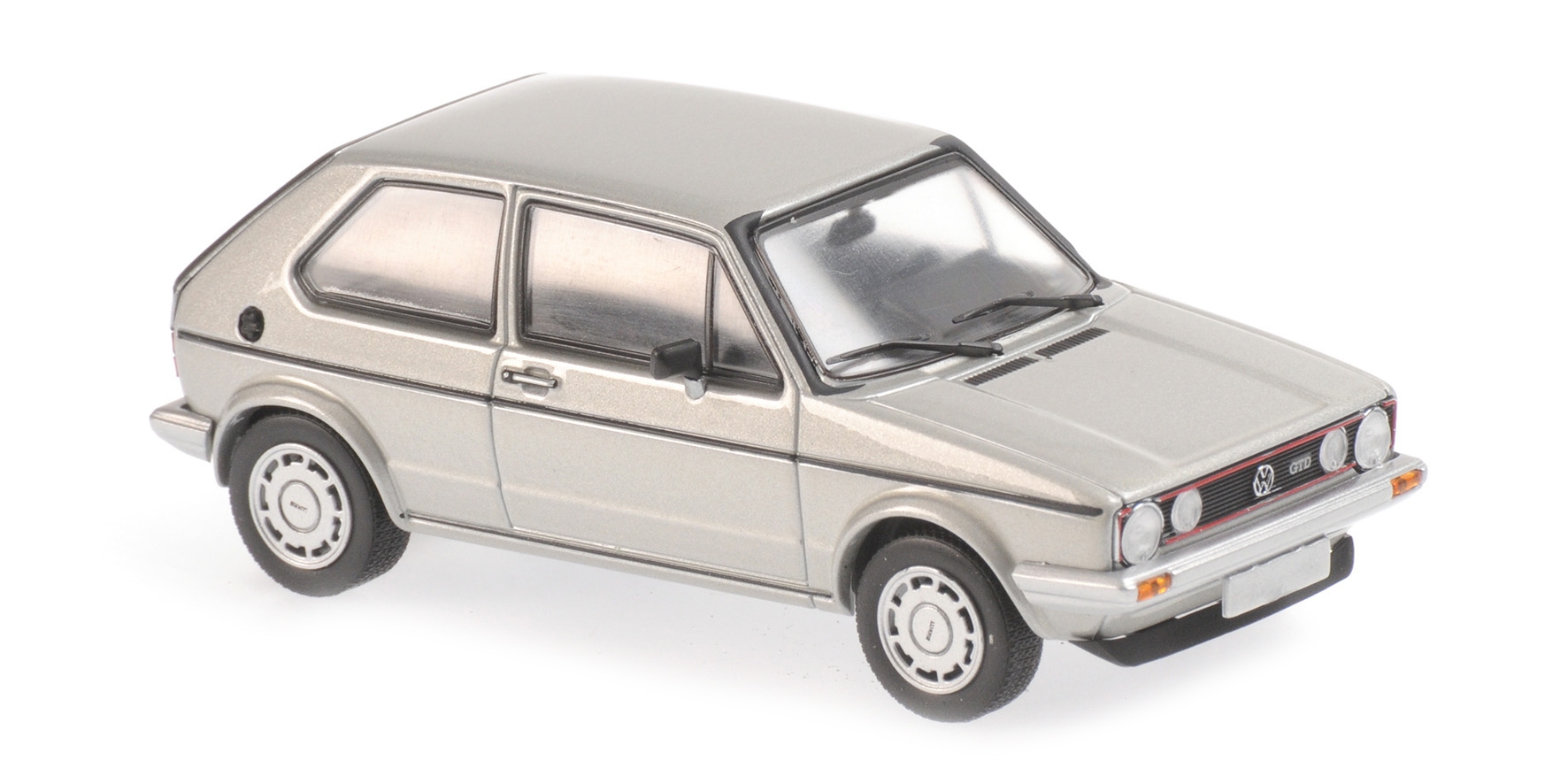 Maxichamps - VOLKSWAGEN GOLF GTI - 1983 - SILVER METALLIC Maxichamps - VOLKSWAGEN GOLF GTI - 1983 - SILVER METALLIC