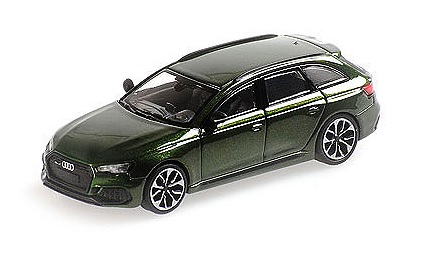 Minichamps - AUDI RS4 AVANT - 2018 - GREEN METALLIC Minichamps - AUDI RS4 AVANT - 2018 - GREEN METALLIC